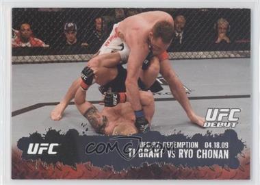 2009 Topps UFC Round 2 - [Base] #133 - UFC Debut - TJ Grant vs Ryo Chonan