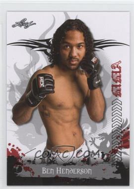 2010 Leaf MMA - [Base] #63 - Ben Henderson