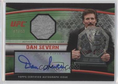 2010 Topps UFC Knockout - Autographed Fighter Gear Relics - Green #AFG-DS - Dan Severn /88