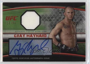 2010 Topps UFC Knockout - Autographed Fighter Gear Relics - Green #AFG-GM - Gray Maynard /88 [EX to NM]
