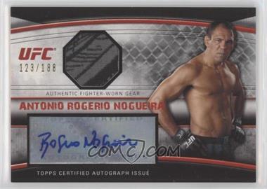 2010 Topps UFC Knockout - Autographed Fighter Gear Relics #AFG-ARN - Antonio Rogerio Nogueira /188