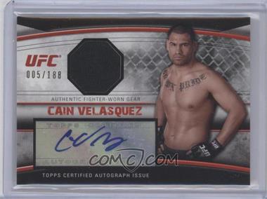 2010 Topps UFC Knockout - Autographed Fighter Gear Relics #AFG-CV - Cain Velasquez /188