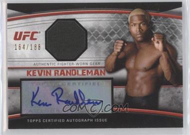 2010 Topps UFC Knockout - Autographed Fighter Gear Relics #AFG-KR - Kevin Randleman /188
