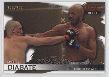 2010 Topps UFC Knockout - [Base] - Gold #129 - Cyrille Diabate /288