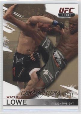 2010 Topps UFC Knockout - [Base] - Gold #130 - Waylon Lowe /288