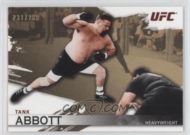 2010 Topps UFC Knockout - [Base] - Gold #6 - Tank Abbott /288