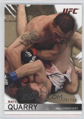2010 Topps UFC Knockout - [Base] - Gold #74 - Nate Quarry /288