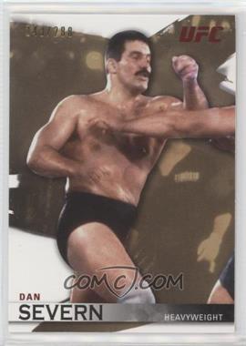 2010 Topps UFC Knockout - [Base] - Gold #9 - Dan Severn /288