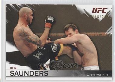 2010 Topps UFC Knockout - [Base] - Gold #99 - Ben Saunders /288