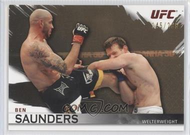 2010 Topps UFC Knockout - [Base] - Gold #99 - Ben Saunders /288