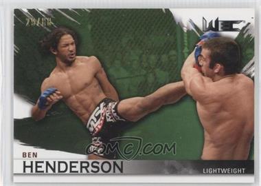 2010 Topps UFC Knockout - [Base] - Green #125 - Ben Henderson /88