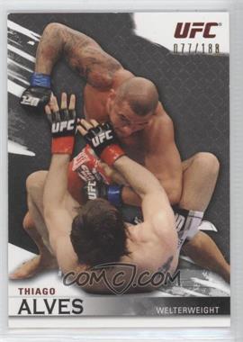 2010 Topps UFC Knockout - [Base] - Silver #22 - Thiago Alves /188