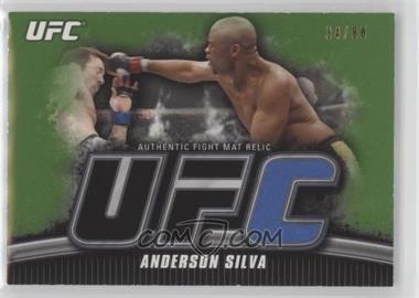 2010 Topps UFC Knockout - Fight Mat Relic - Green #FM-AS - Anderson Silva /88