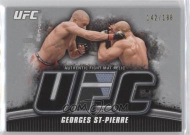 2010 Topps UFC Knockout - Fight Mat Relic - Silver #FM-GSP - Georges St-Pierre /188