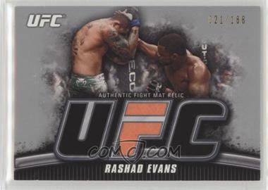 2010 Topps UFC Knockout - Fight Mat Relic - Silver #FM-RE - Rashad Evans /188 [Noted]