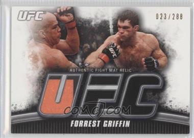 2010 Topps UFC Knockout - Fight Mat Relic #FM-FG - Forrest Griffin /288