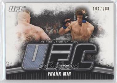 2010 Topps UFC Knockout - Fight Mat Relic #FM-FM - Frank Mir /288