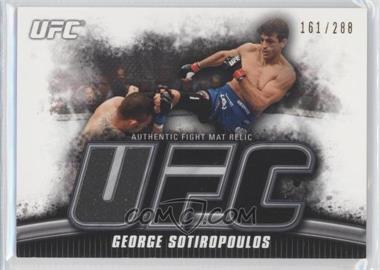 2010 Topps UFC Knockout - Fight Mat Relic #FM-GS - George Sotiropoulos /288