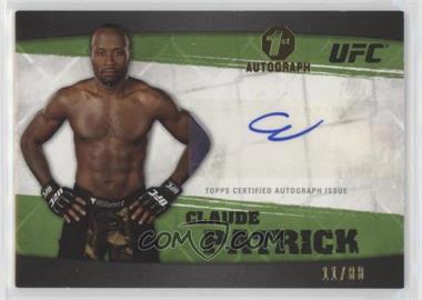 2010 Topps UFC Knockout - Fighter Autographs - Green #A-CP - Claude Patrick /88