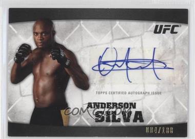 2010 Topps UFC Knockout - Fighter Autographs #A-AS - Anderson Silva /188