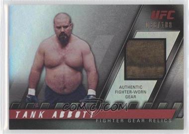 2010 Topps UFC Knockout - Fighter Gear Relics #FG-TA - Tank Abbott /188