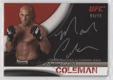 2010 Topps UFC Knockout - Full-Contact Autographs #FC-MC - Mark Coleman /99