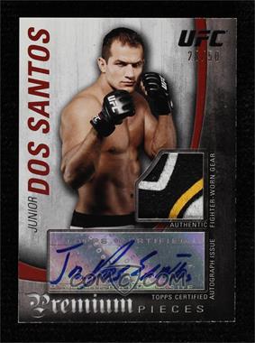 2010 Topps UFC Knockout - Premium Pieces Relics - Autographs #APP-JDS - Junior dos Santos /50