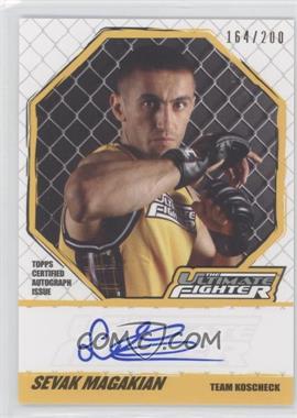 2010 Topps UFC Knockout - The Ultimate Fighter Autographs #TUF-SM - Sevak Magikan /200