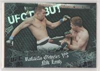 UFC Debut - Rafaello Oliveira vs Nik Lentz [EX to NM] #/188