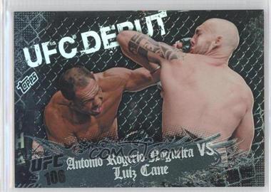 2010 Topps UFC Main Event - [Base] - Black #139 - UFC Debut - Antonio Rogerio Nogueira vs Luiz Cane /188