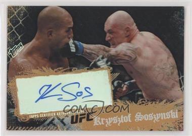 2010 Topps UFC Main Event - [Base] - Bronze Autographs #41 - Krzysztof Soszynski /50
