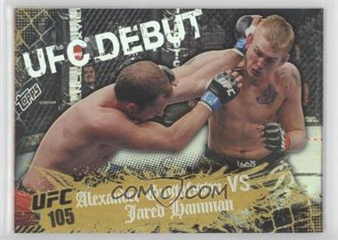 2010 Topps UFC Main Event - [Base] - Gold #128 - UFC Debut - Alexander Gustafsson vs Jared Hamman