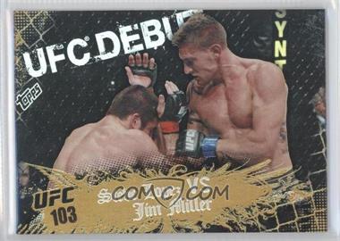 2010 Topps UFC Main Event - [Base] - Gold #137 - UFC Debut - Steve Lopez vs Jim Miller