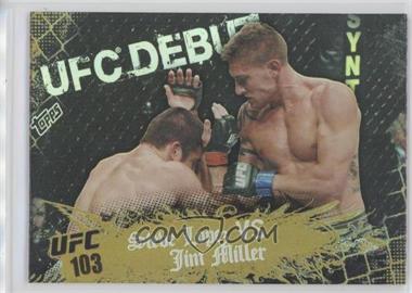 2010 Topps UFC Main Event - [Base] - Gold #137 - UFC Debut - Steve Lopez vs Jim Miller