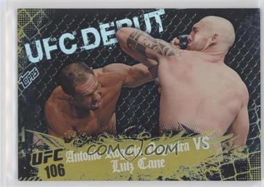 2010 Topps UFC Main Event - [Base] - Gold #139 - UFC Debut - Antonio Rogerio Nogueira vs Luiz Cane