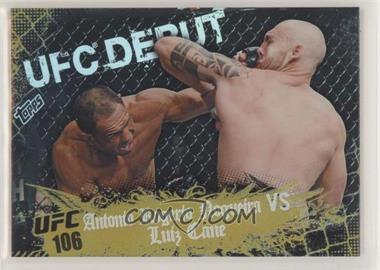 2010 Topps UFC Main Event - [Base] - Gold #139 - UFC Debut - Antonio Rogerio Nogueira vs Luiz Cane