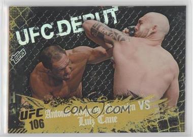 2010 Topps UFC Main Event - [Base] - Gold #139 - UFC Debut - Antonio Rogerio Nogueira vs Luiz Cane