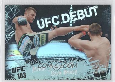 2010 Topps UFC Main Event - [Base] #134 - UFC Debut - Brian Foster vs Rick Story