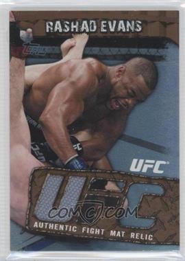 2010 Topps UFC Main Event - Fight Mat Relics - Bronze #FMR-RE - Rashad Evans /88