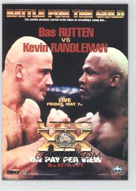 2010 Topps UFC Main Event - Fight Poster Review #FPR-UFC20 - UFC20 (Bas Rutten, Kevin Randleman)