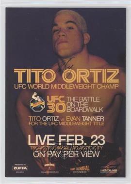 2010 Topps UFC Main Event - Fight Poster Review #FPR-UFC30 - UFC30 (Tito Ortiz)