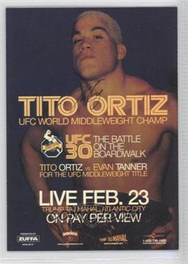 2010 Topps UFC Main Event - Fight Poster Review #FPR-UFC30 - UFC30 (Tito Ortiz)