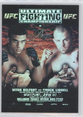 2010 Topps UFC Main Event - Fight Poster Review #FPR-UFC37.5 - UFC37.5 (Vitor Belfort, Chuck Liddell)