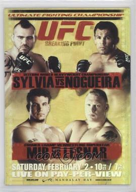 2010 Topps UFC Main Event - Fight Poster Review #FPR-UFC81 - UFC 81