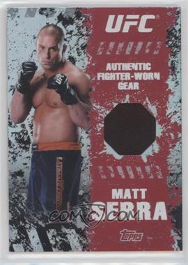 2010 Topps UFC Main Event - Fighter Gear Relics #FR-MS - Matt Serra