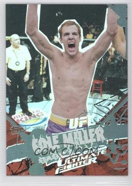 2010 Topps UFC Main Event - The Ultimate Fighter - Black #TT-24 - Cole Miller /88