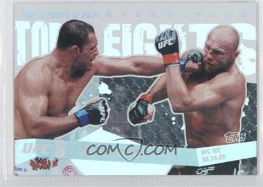 2010 Topps UFC Main Event - Top 10 Fights of 2009 #TT09 18 - Randy Couture vs. Antonio Rodrigo Nogueira