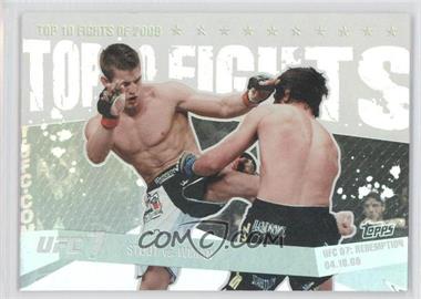 2010 Topps UFC Main Event - Top 10 Fights of 2009 #TT09 20 - Sam Stout vs. Matt Wiman