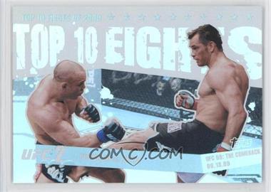 2010 Topps UFC Main Event - Top 10 Fights of 2009 #TT09 4 - Rich Franklin vs. Wanderlei Silva