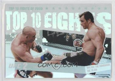 2010 Topps UFC Main Event - Top 10 Fights of 2009 #TT09 4 - Rich Franklin vs. Wanderlei Silva